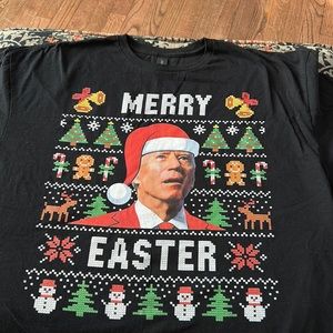Christmas ugly men’s T-shirt